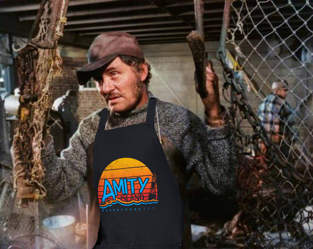 JAWS Inspired Amity Island Organic cotton apron