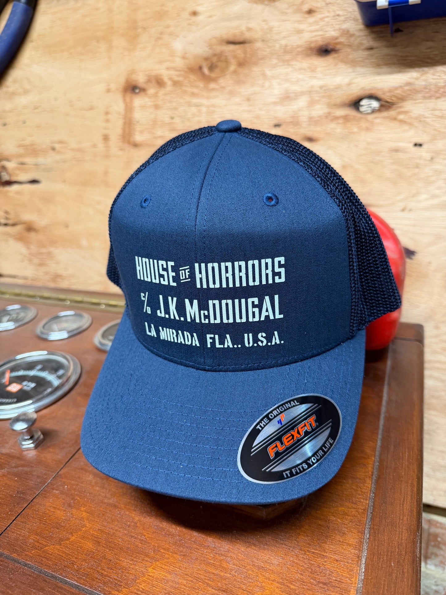 Abbott & Costello Meet Frankenstein Flexfit Mesh Cap