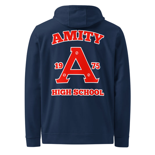 Amity High School JAWS Inspired Adidas Fleece Hoodie