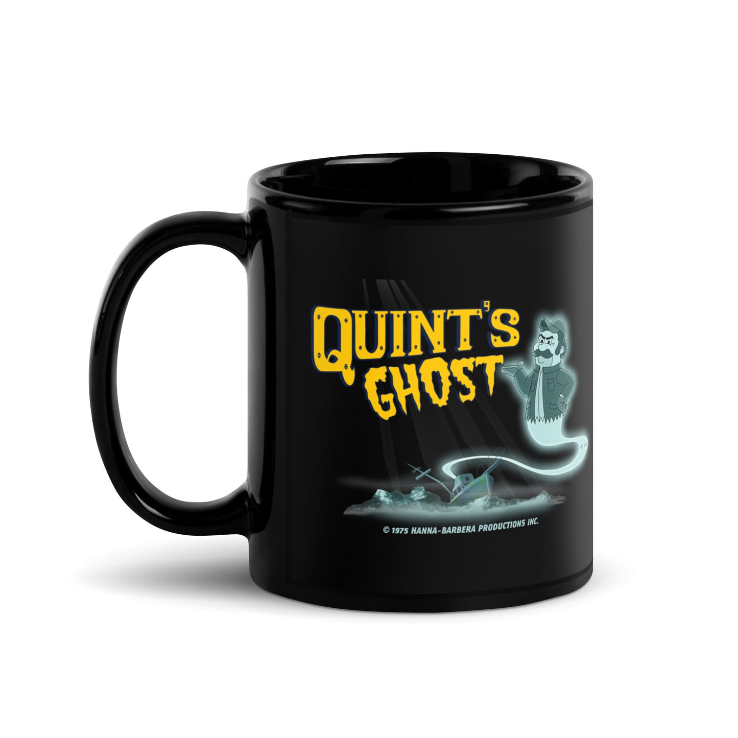 Quints Ghost Black Glossy Mug