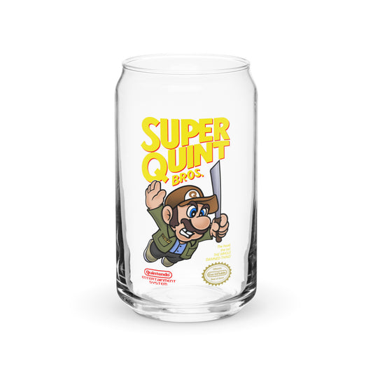 Super Mario X Quint JAWS Inpsired Can-shaped Tumbler glass