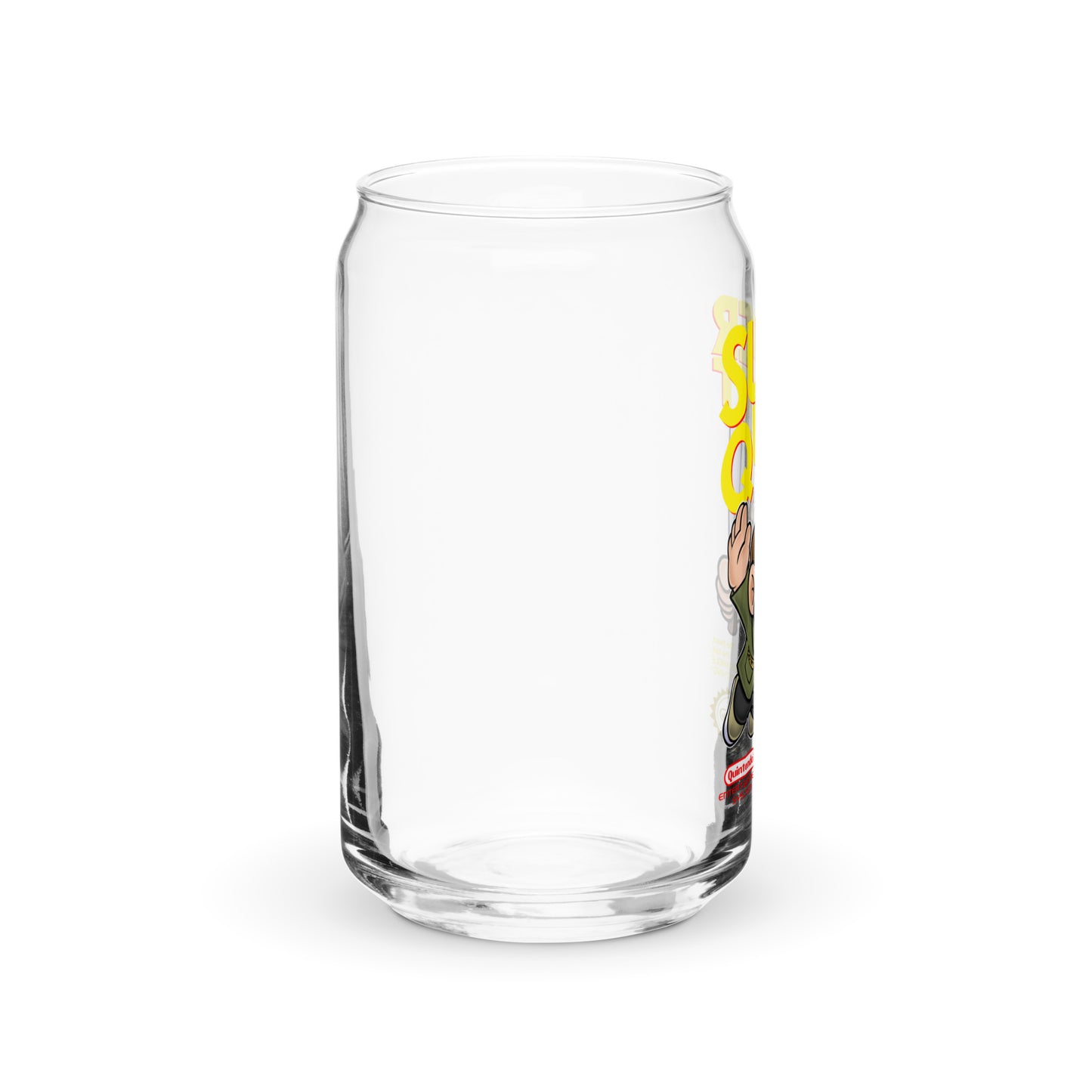 Super Mario X Quint JAWS Inpsired Can-shaped Tumbler glass