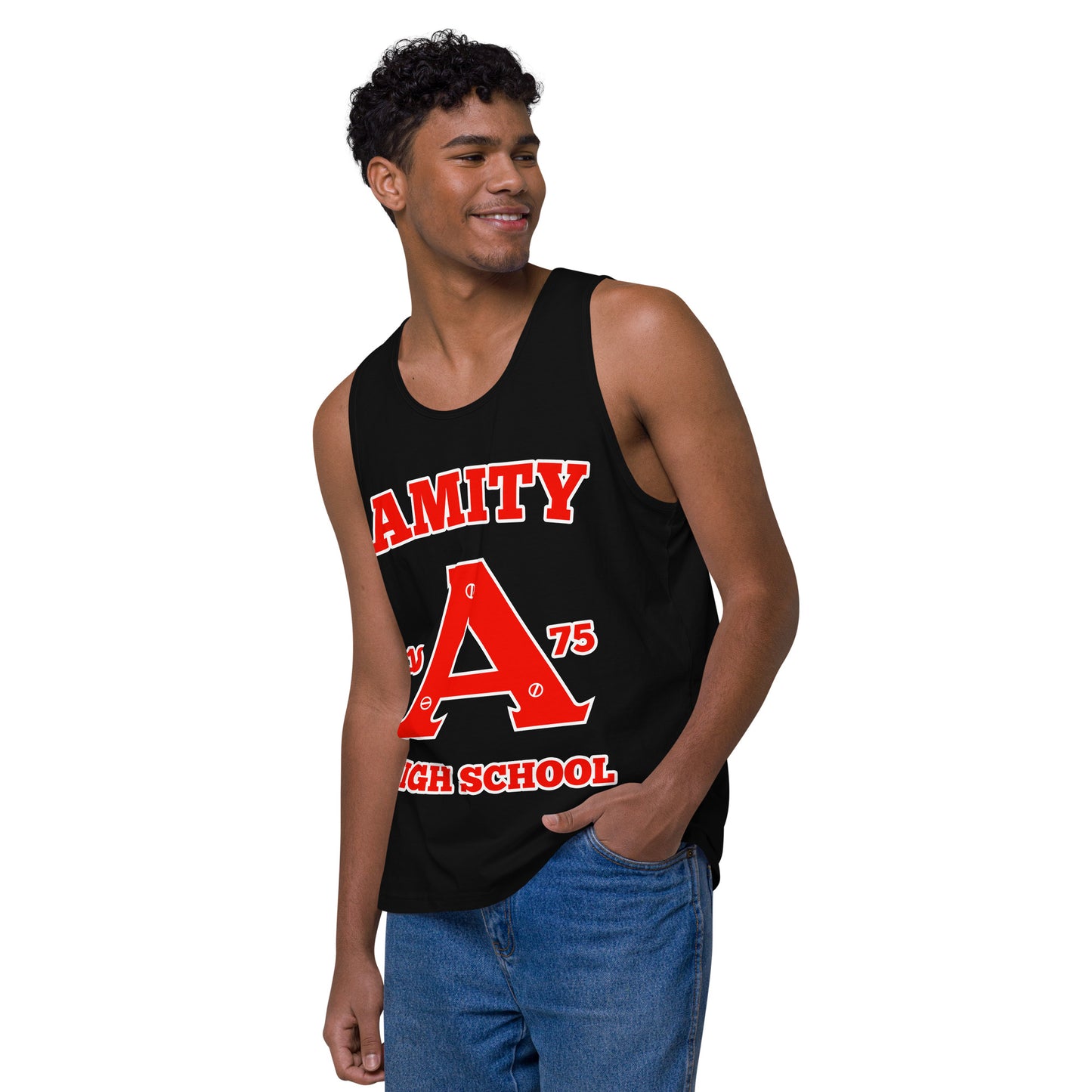 Amity High School JAWS Inspired Men’s tank top vest