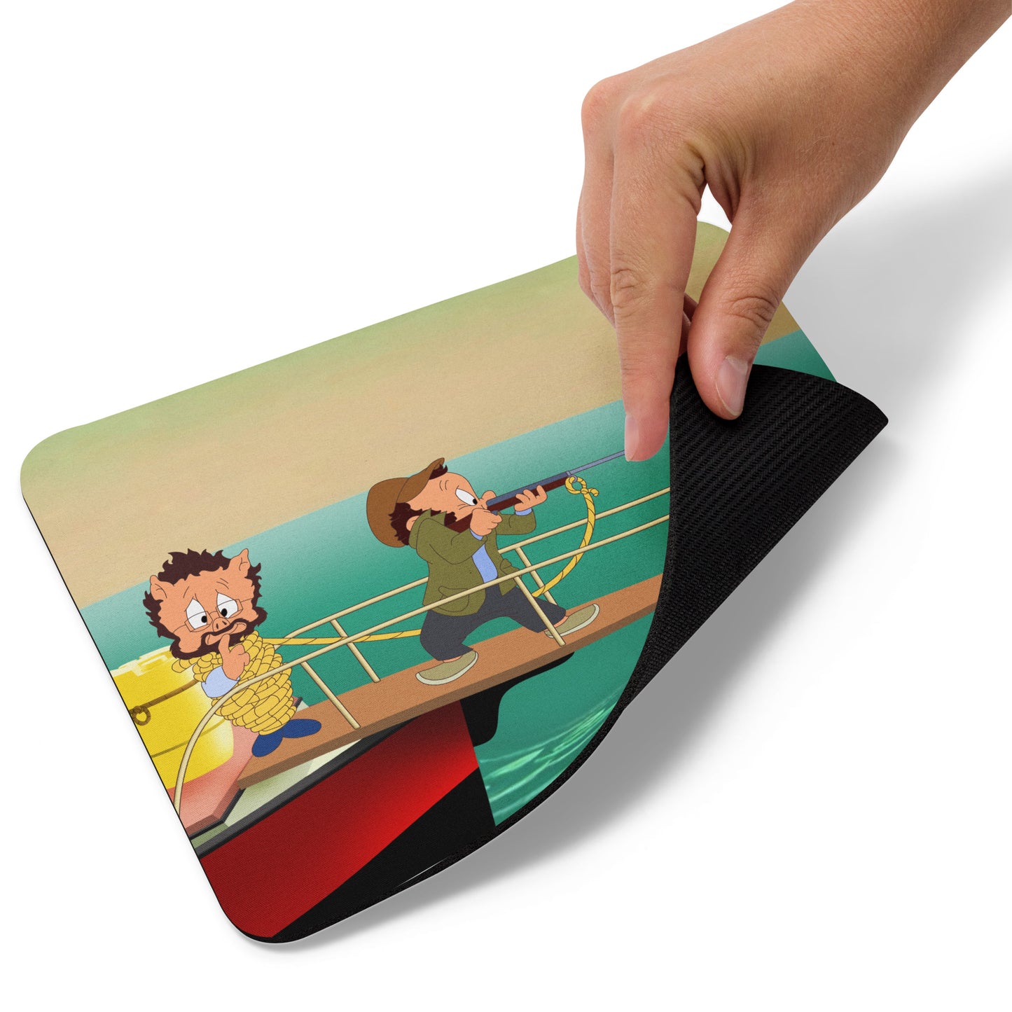 JAWS X Looney Tunes Inspired Mouse pad