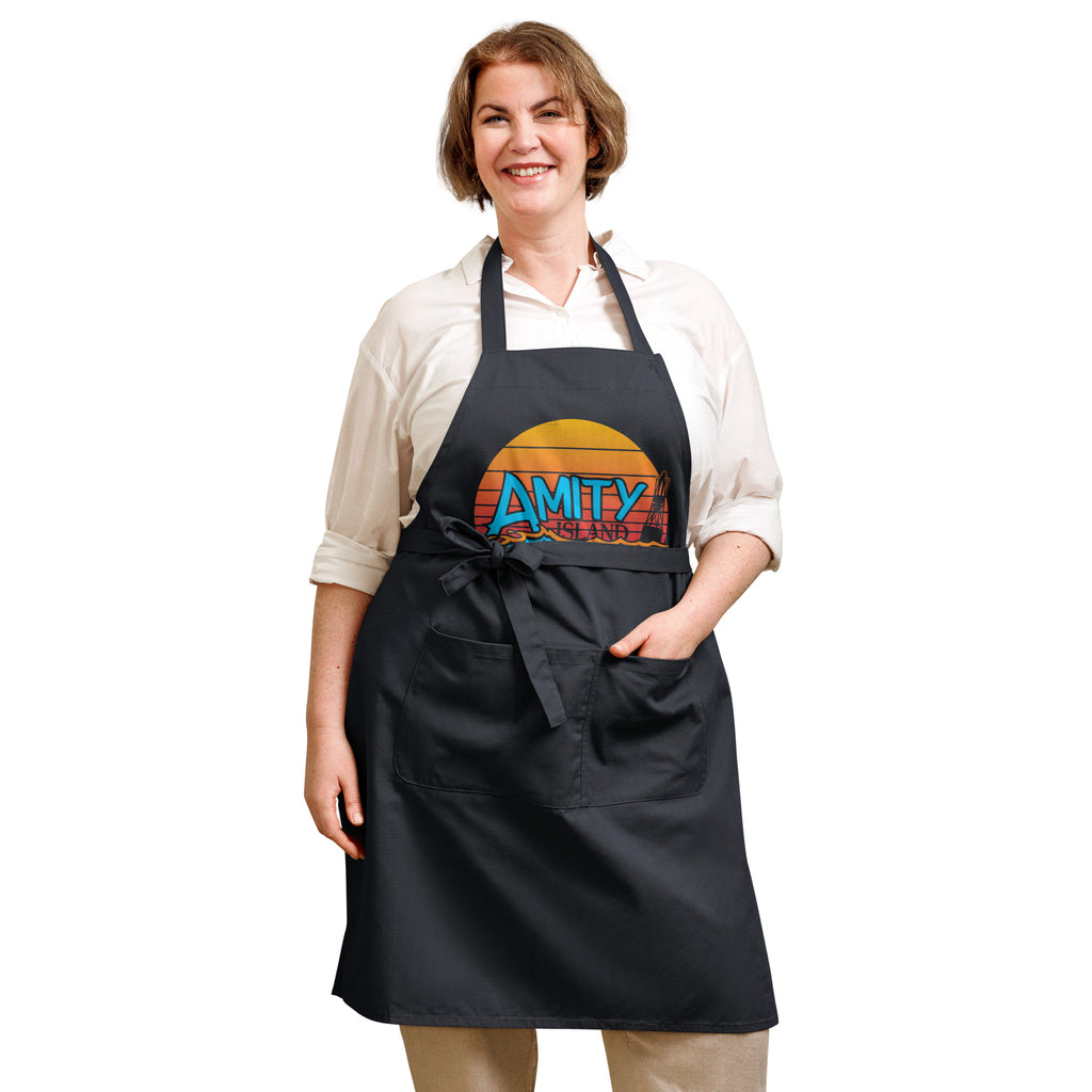 JAWS Inspired Amity Island Organic cotton apron