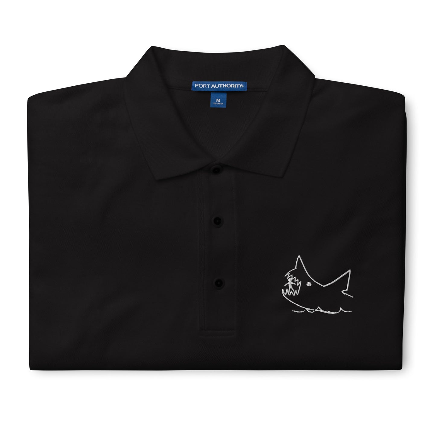 JAWS Inspired Embroidered Men's Premium Polo