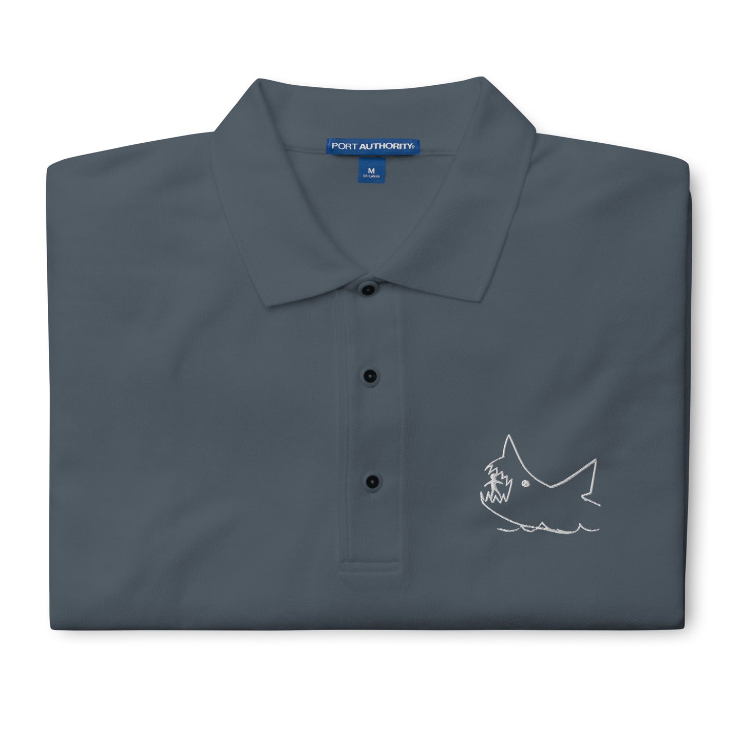 JAWS Inspired Embroidered Men's Premium Polo