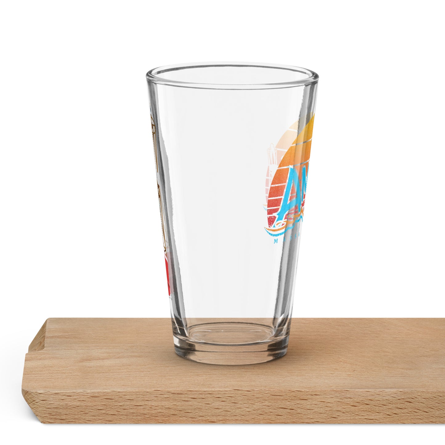 Amity Island JAWS Inspired Shaker glass