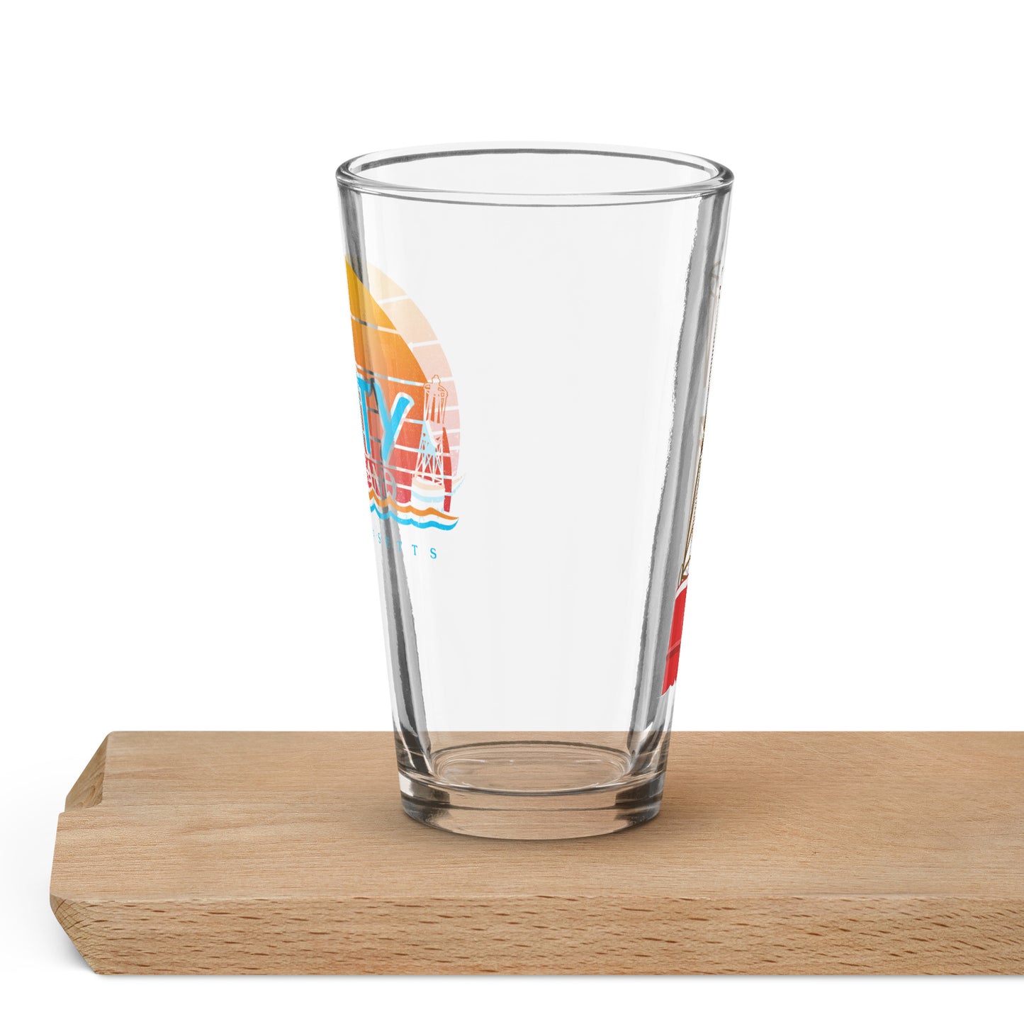 Amity Island JAWS Inspired Shaker glass