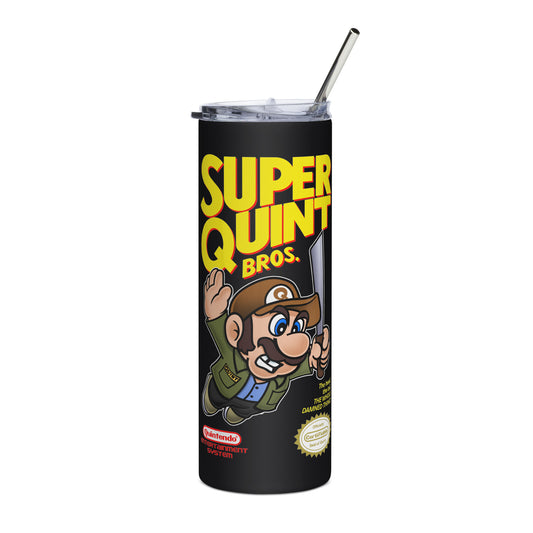 Super Mario X Quint JAWS Inspired Stainless steel tumbler