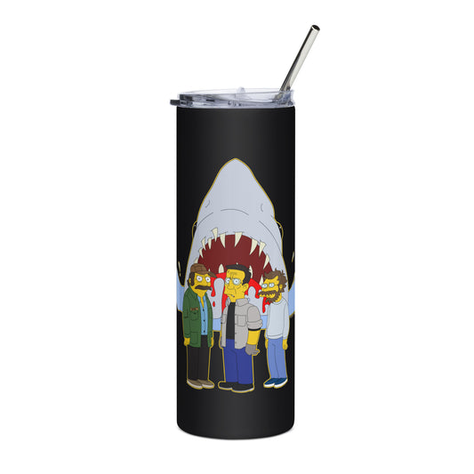 The Simpsons X JAWS Inspired Stainless steel tumbler