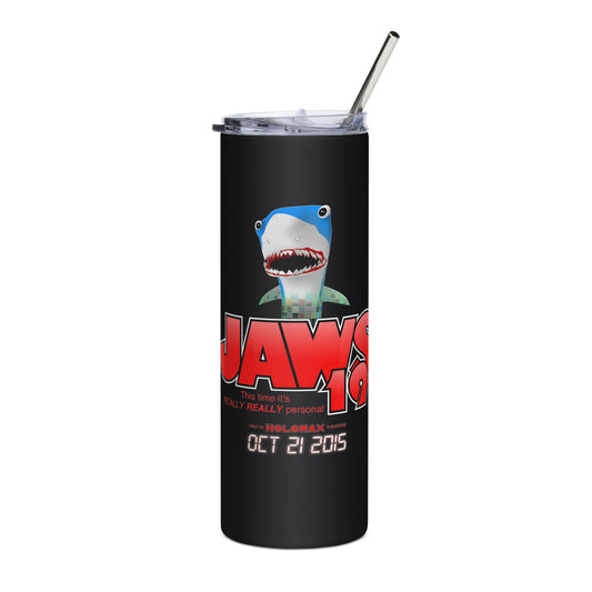 JAWS 19 Back To The Future II Inspired Stainless steel tumbler