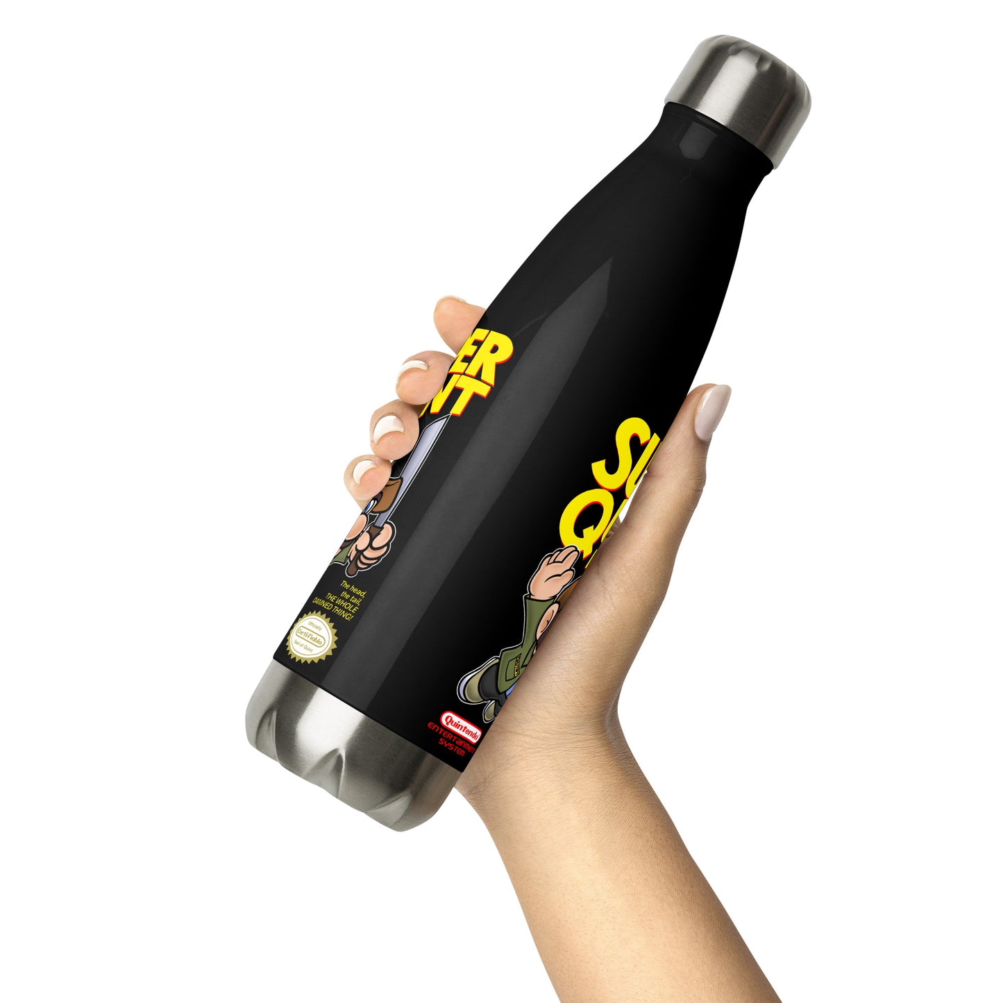 Super Mario X Quint JAWS Inspiredd Stainless steel water bottle