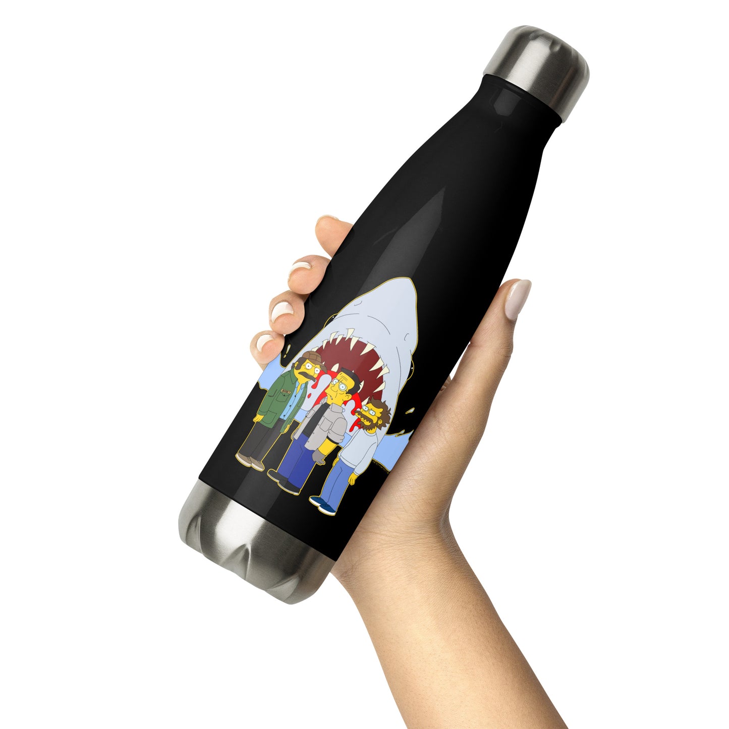 The SImpsons X JAWS Inspired Stainless steel water bottle