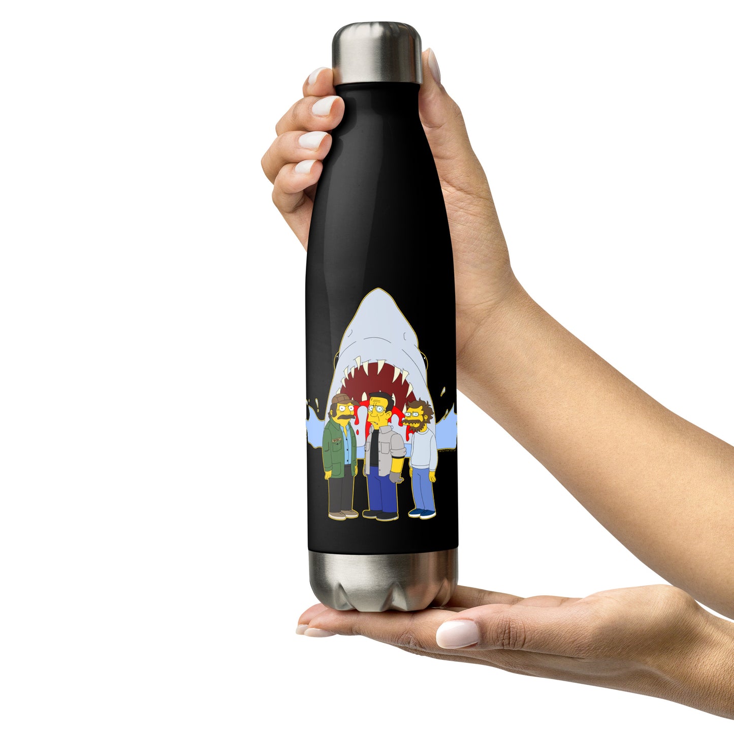 The SImpsons X JAWS Inspired Stainless steel water bottle