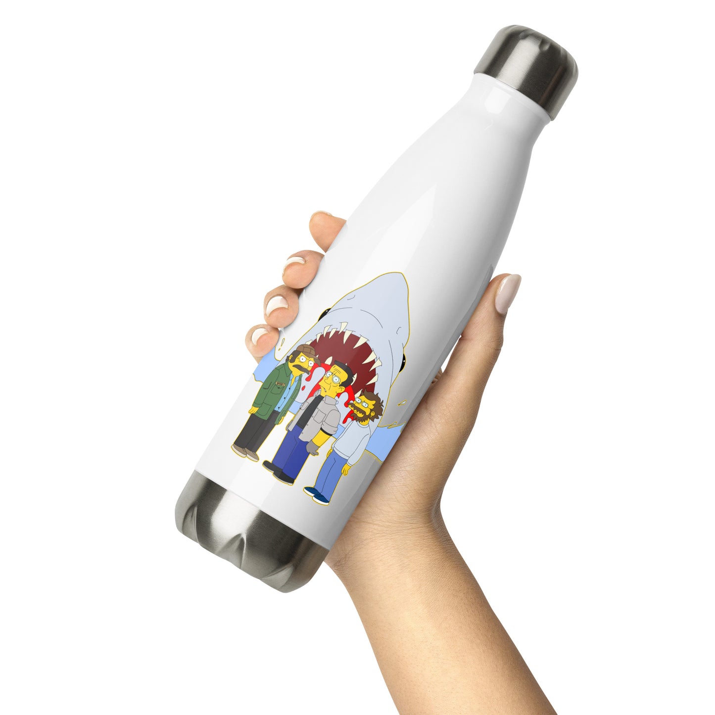 The SImpsons X JAWS Inspired Stainless steel water bottle