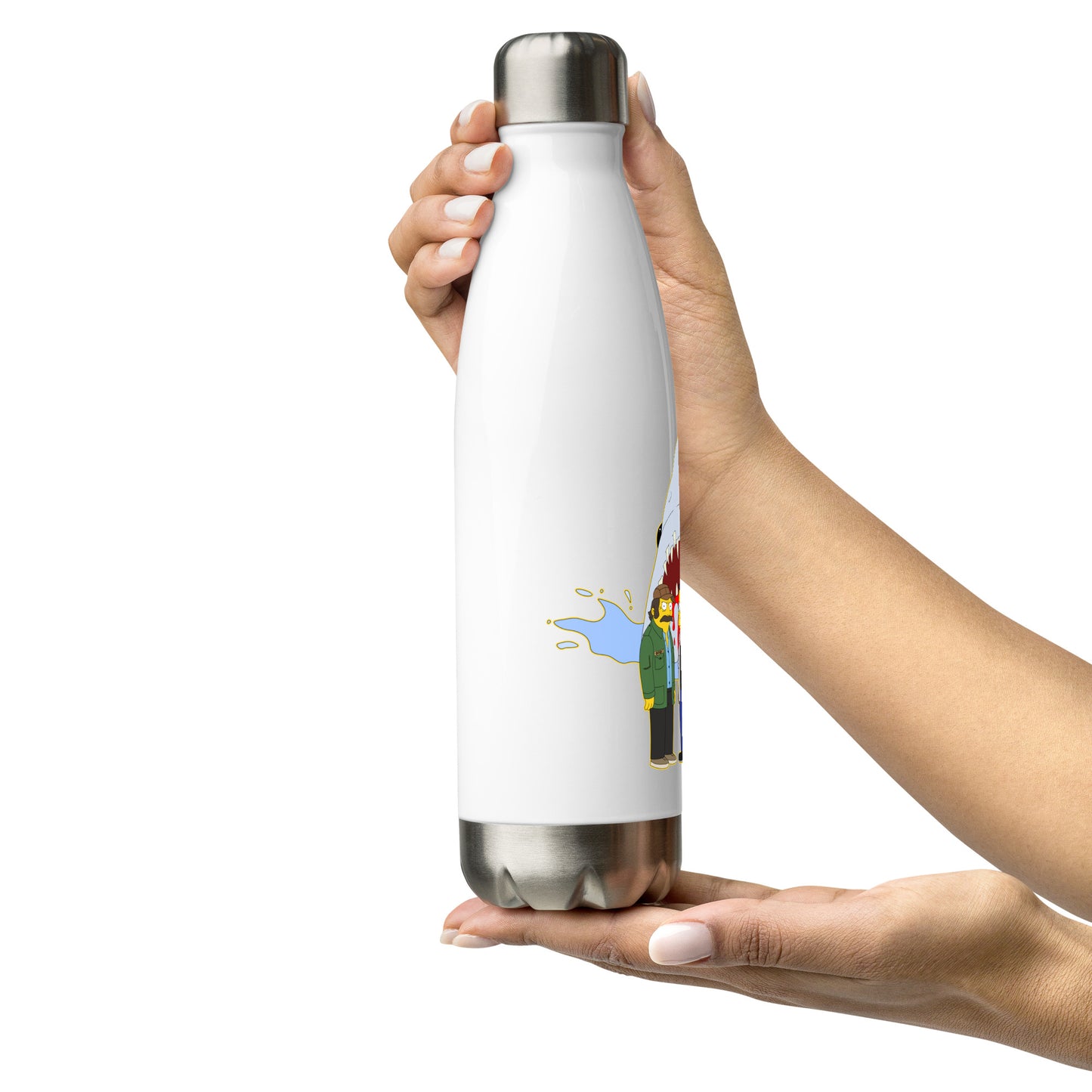 The SImpsons X JAWS Inspired Stainless steel water bottle