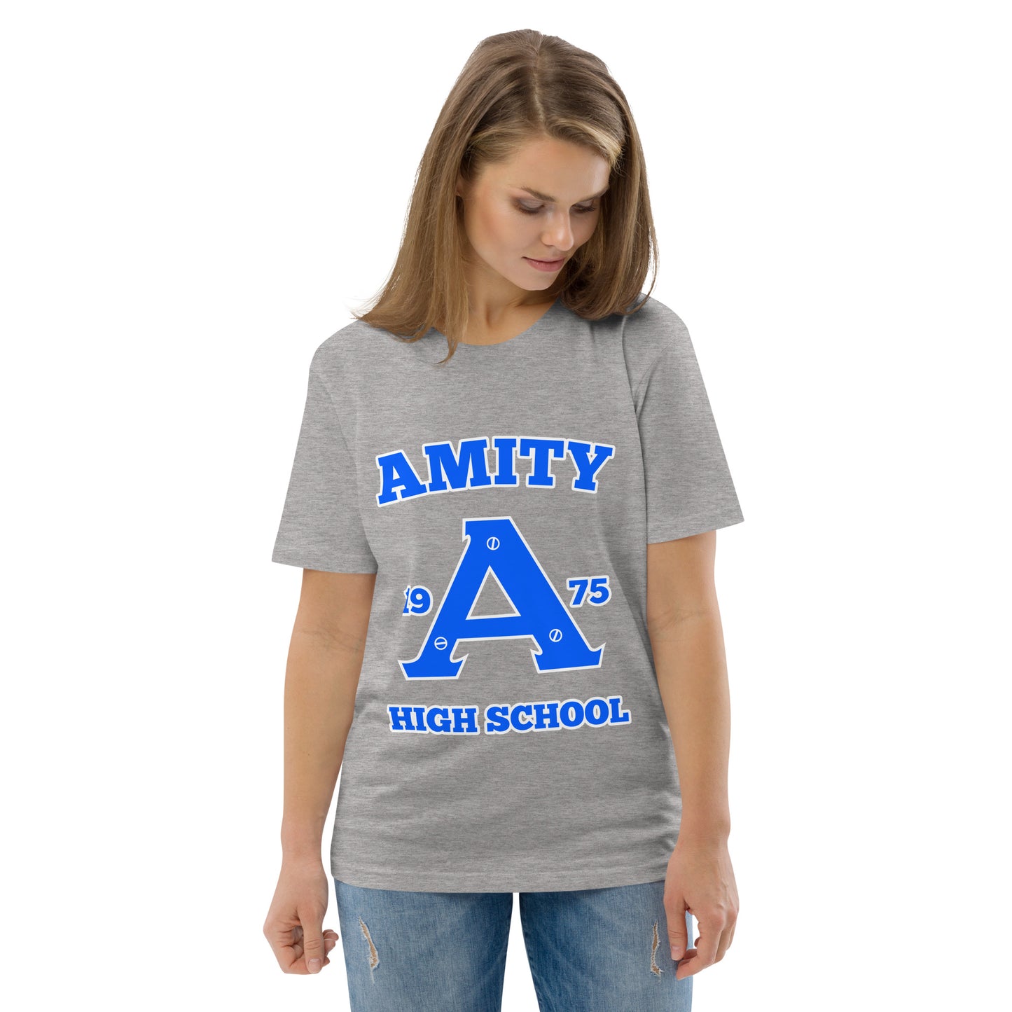 Amity High School JAWS Inspired Unisex organic t-shirt