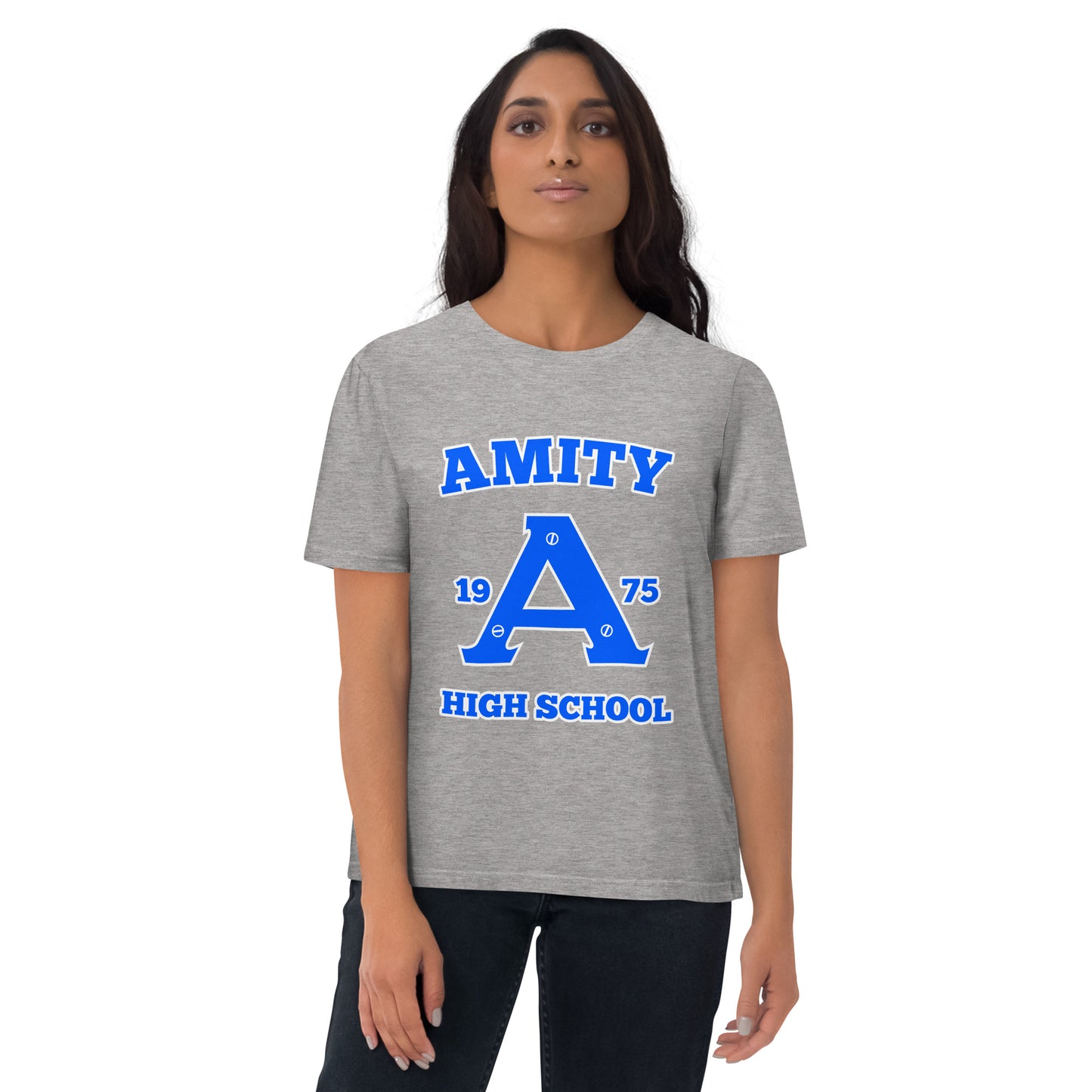 Amity High School JAWS Inspired Unisex organic t-shirt