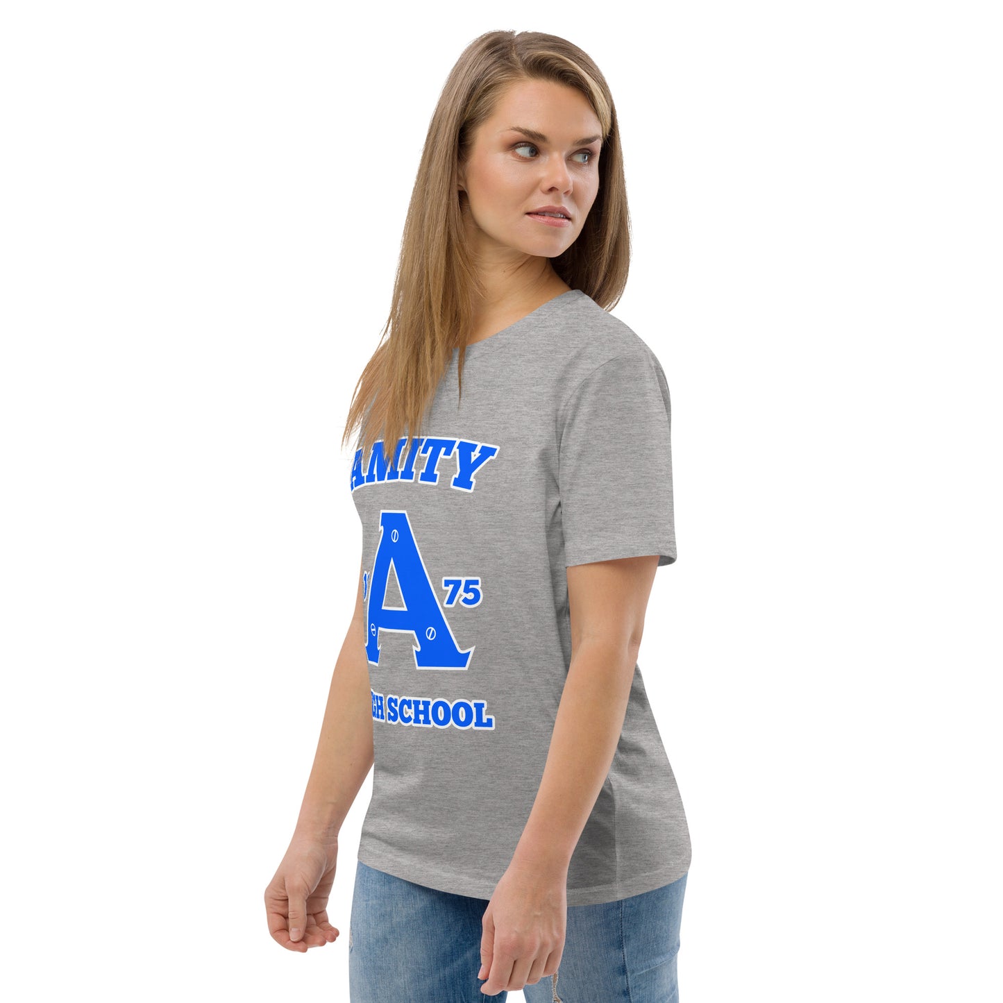 Amity High School JAWS Inspired Unisex organic t-shirt