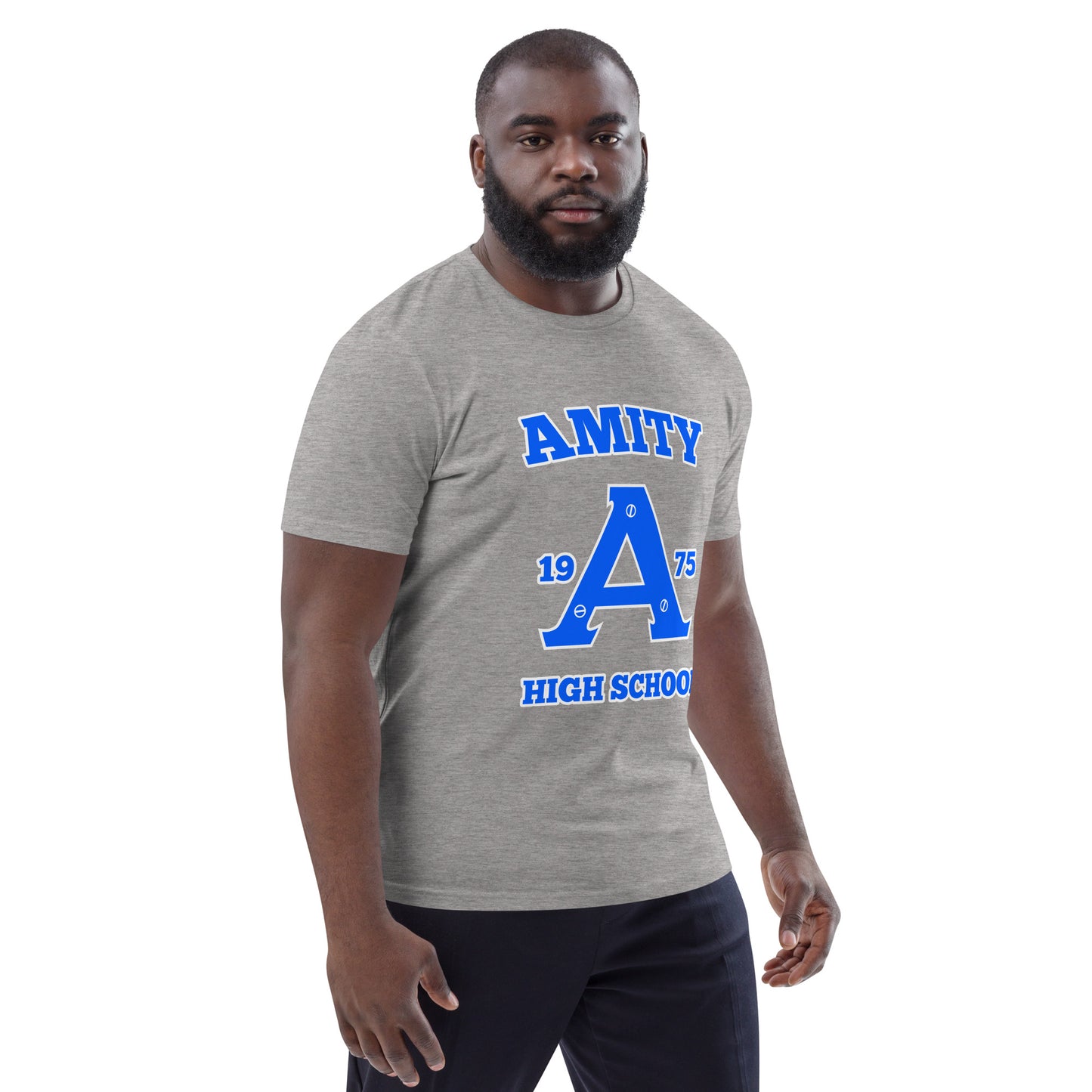 Amity High School JAWS Inspired Unisex organic t-shirt