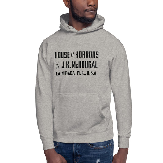 McDougals House Of Horror From Abbott & Costello Meet Frankenstein Unisex Hoodie