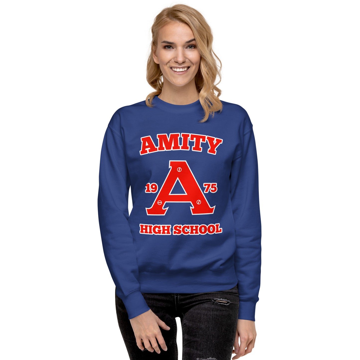 Amity High School JAWS Inspired Unisex Premium Sweatshirt