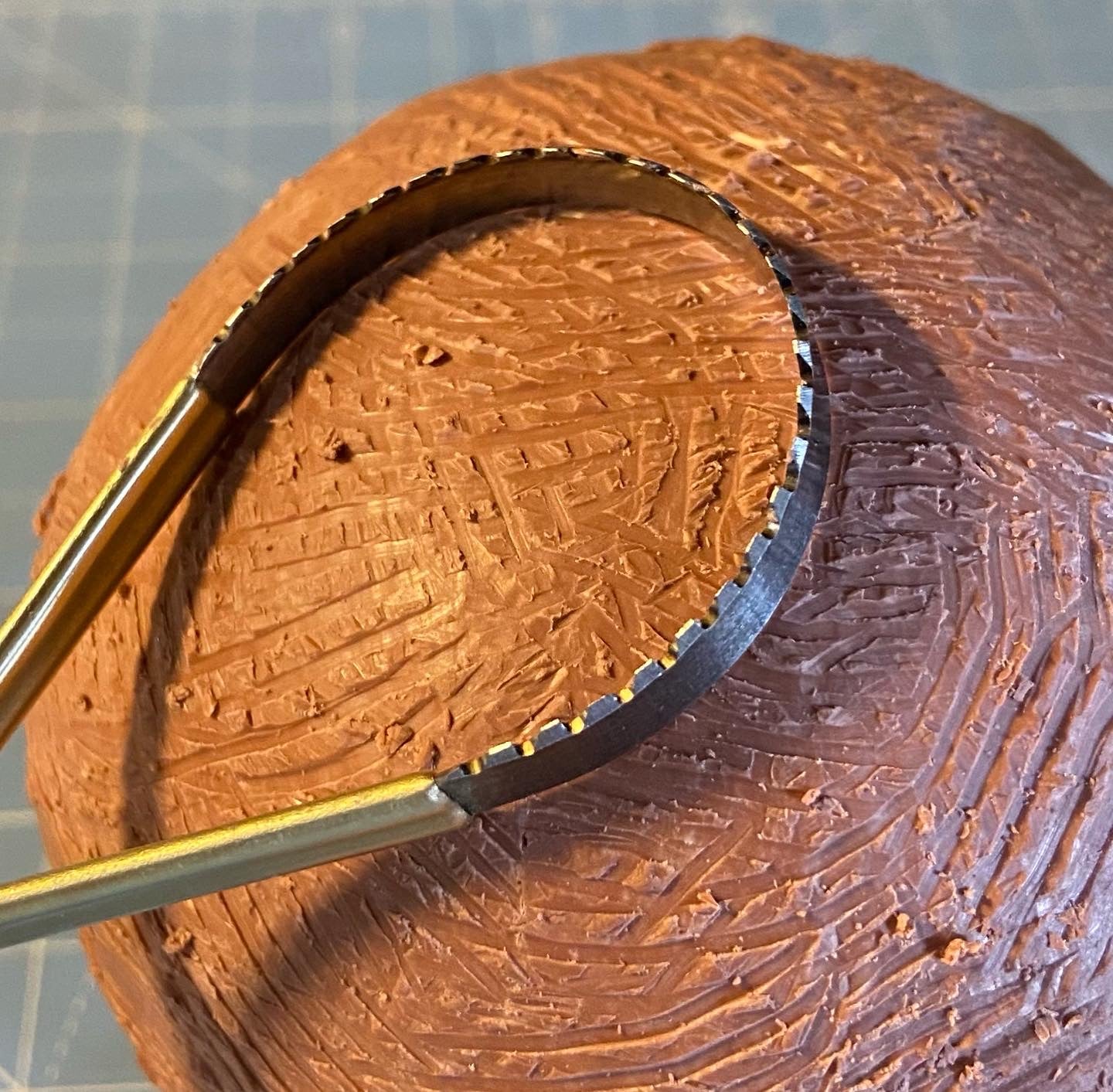 Small & Large Sawblade Clay Rake Sculpting Tool