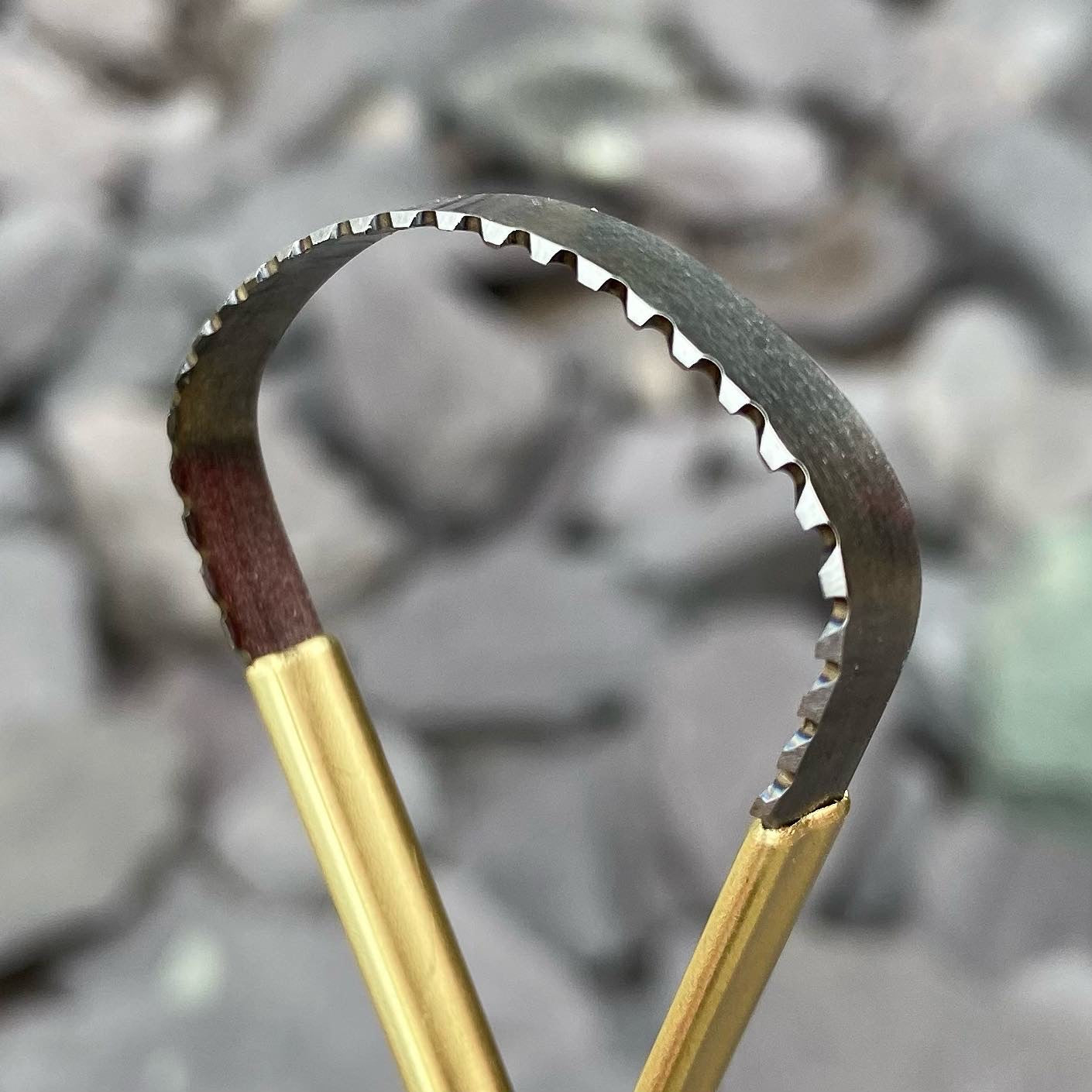 Small & Large Sawblade Clay Rake Sculpting Tool