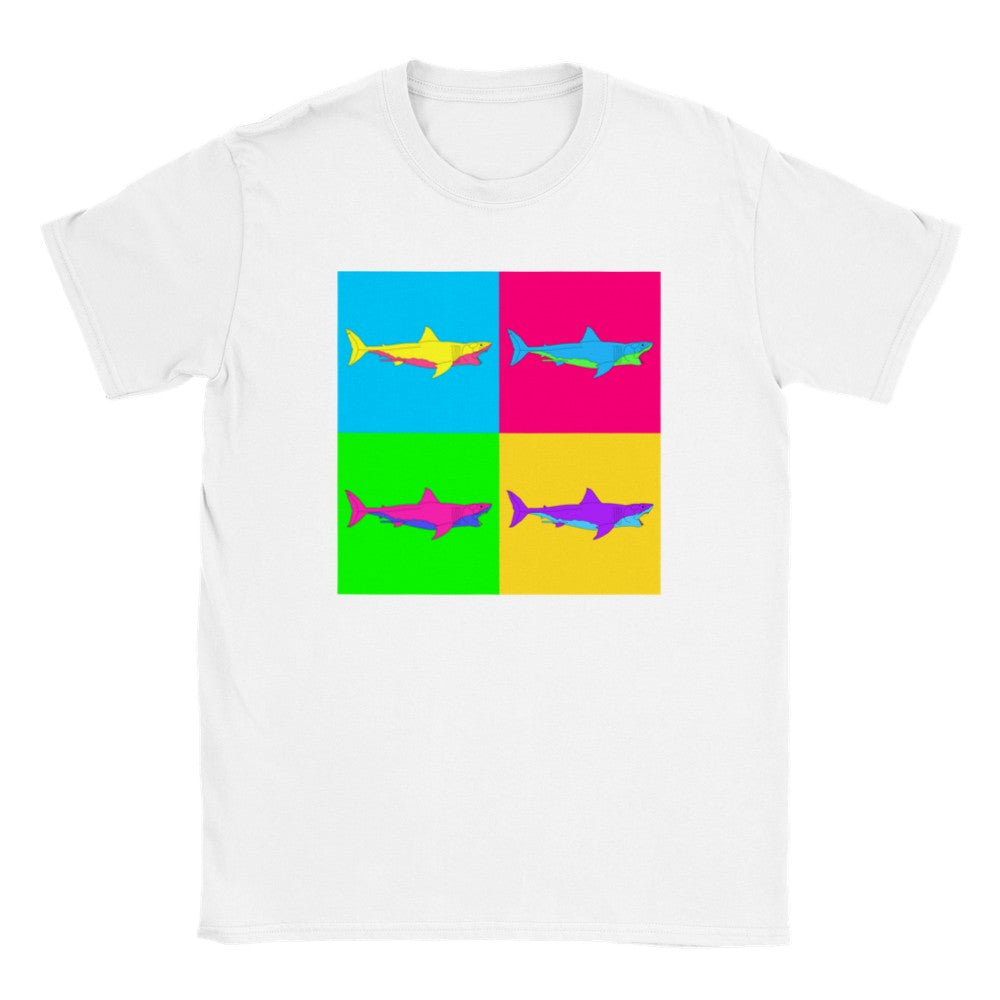 Pop Art Inspired JAWS Classic Unisex Crewneck T-shirt