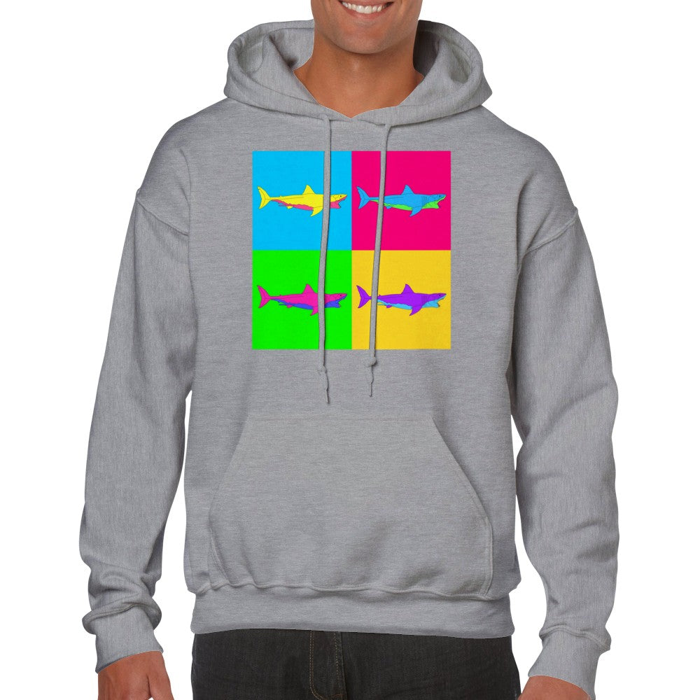 Pop Art Inspired JAWS Classic Unisex Pullover Hoodie